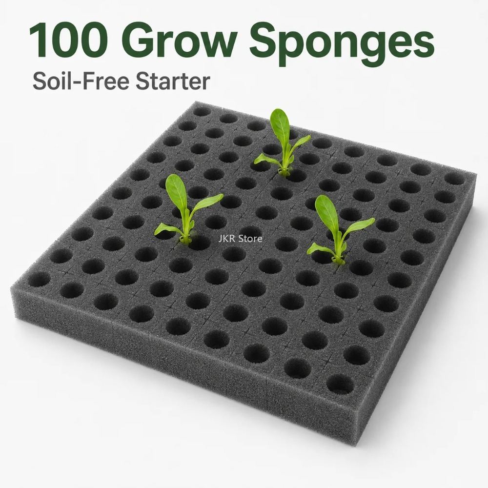 100 قطعة من إسفنج النباتات الم - مراجعة Nursery Plug Tray وسعره