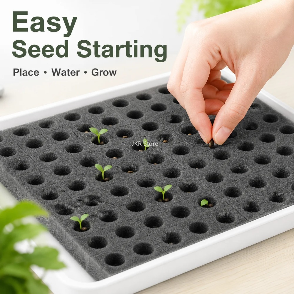 100 قطعة من إسفنج النباتات الم - مراجعة Nursery Plug Tray وسعره
