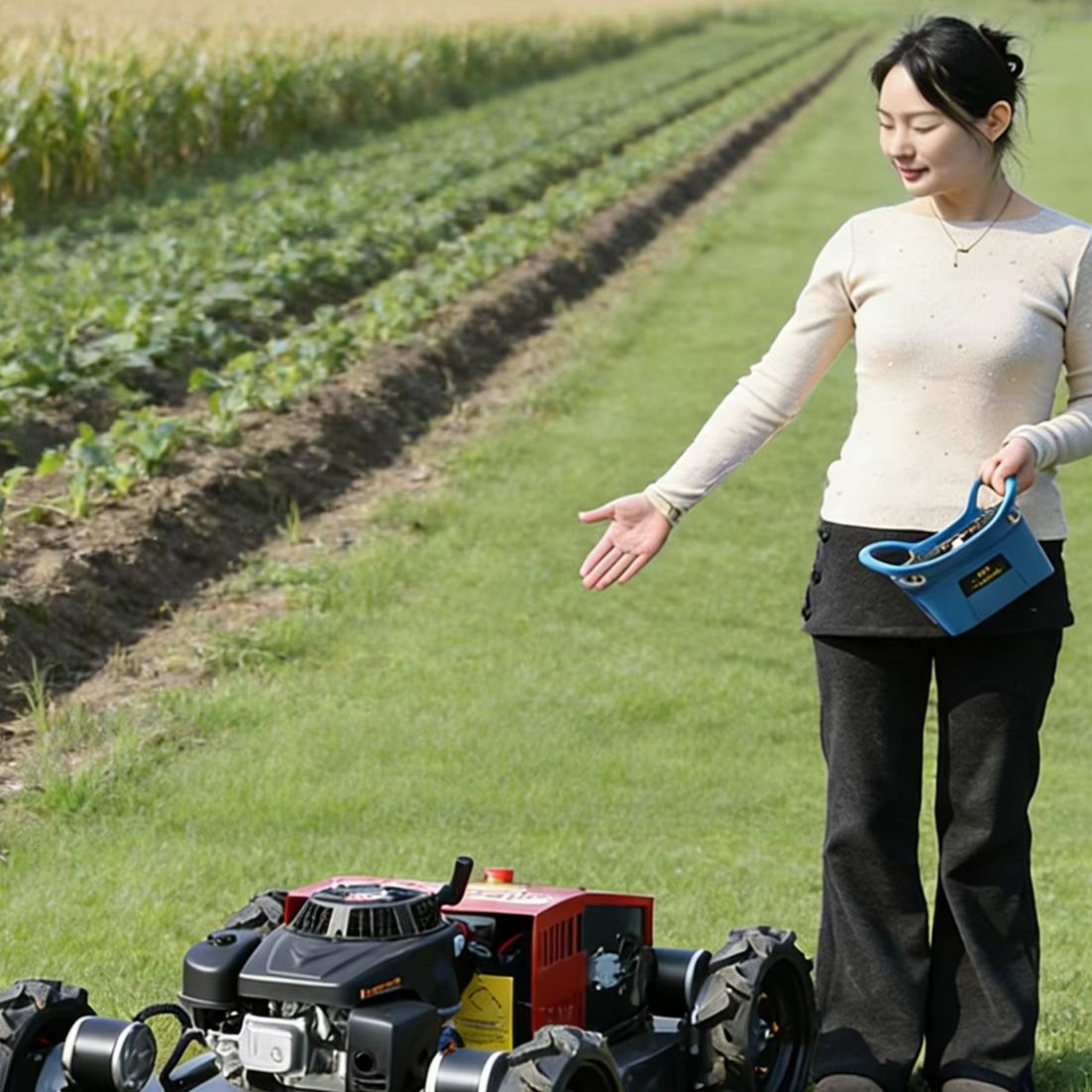 جزازة عشب ثقيلة مخصصة تعمل بال - مراجعة Agriculture Farming Practices وسعره