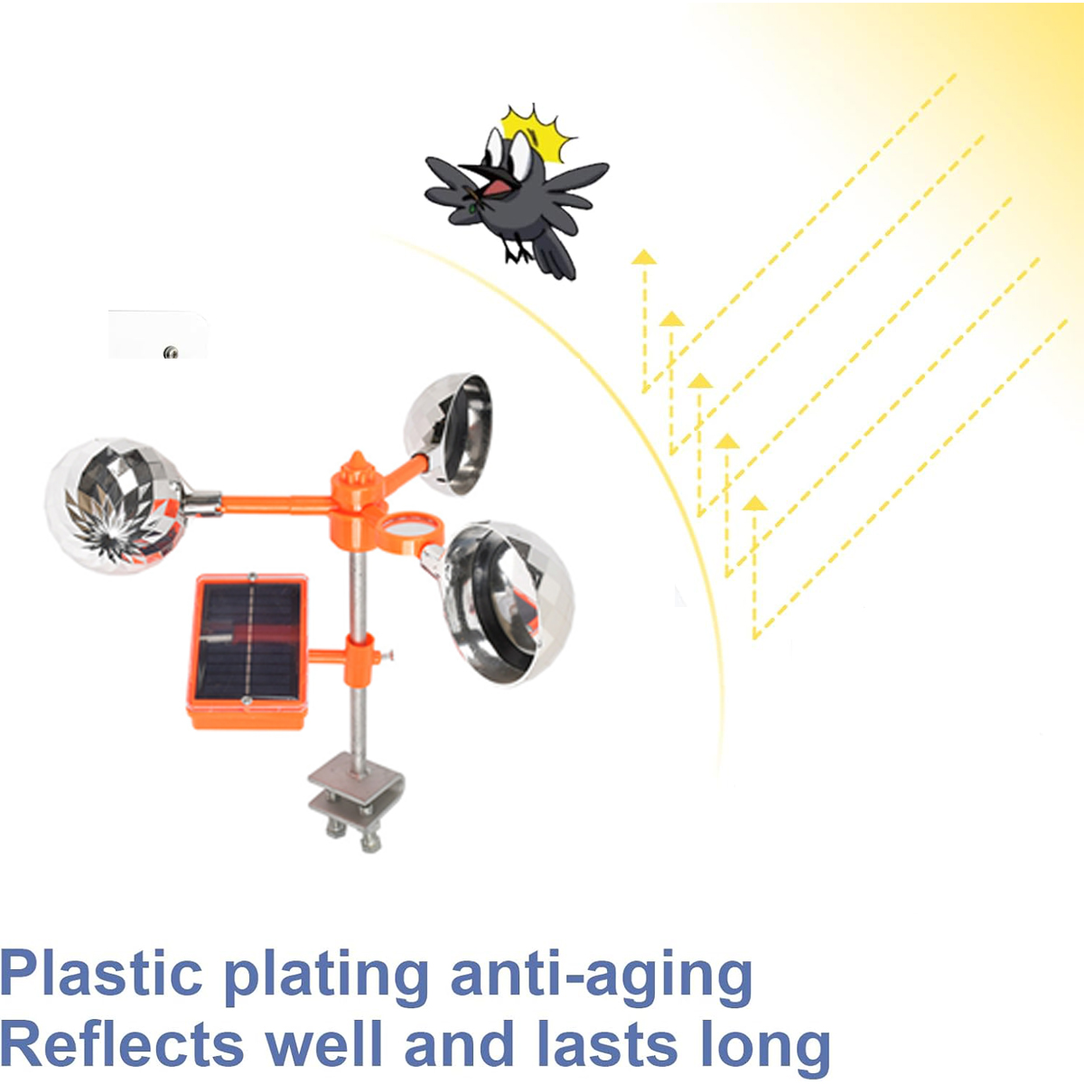 طارد الطيور بالموجات فوق الصوت - مراجعة Solar Bird Scarer وسعره
