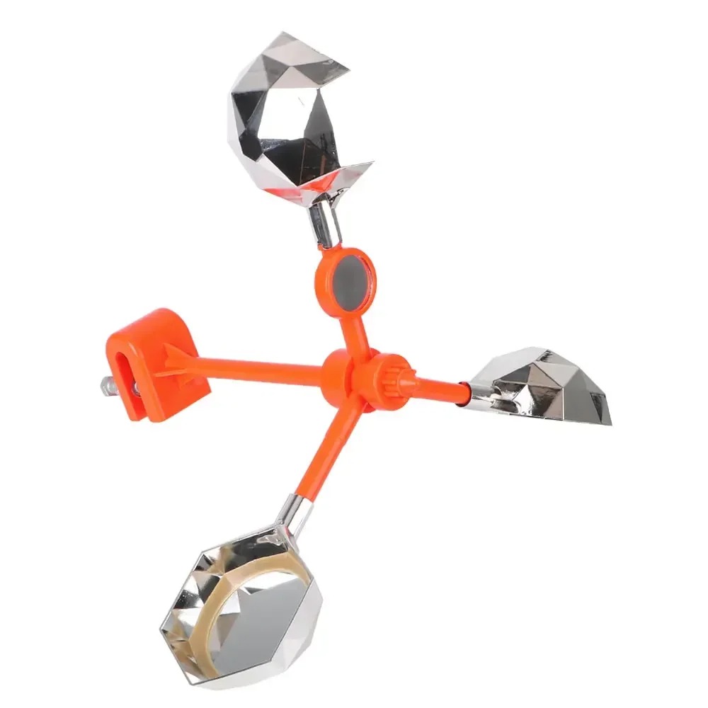 360 °   فزاعة دوارة عاكسة للضو - مراجعة Solar Bird Scarer وسعره